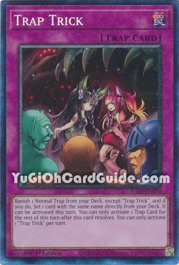 Yu-Gi-Oh Card: Trap Trick