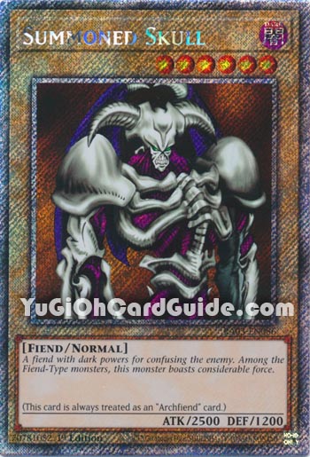 Yu-Gi-Oh Card: Summoned Skull