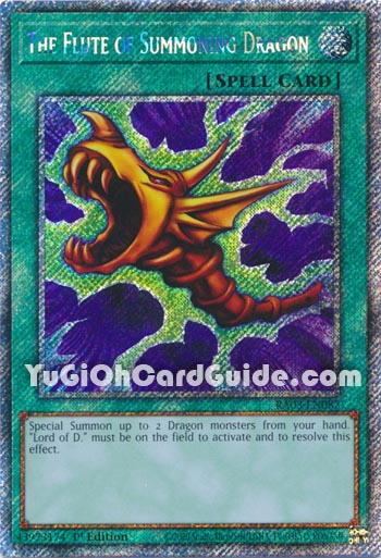 Yu-Gi-Oh Card: The Flute of Summoning Dragon