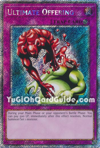 Yu-Gi-Oh Card: Ultimate Offering