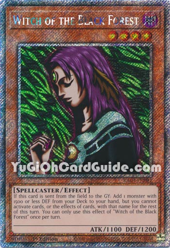 Yu-Gi-Oh Card: Witch of the Black Forest