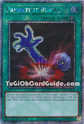 Yu-Gi-Oh Card: Premature Burial