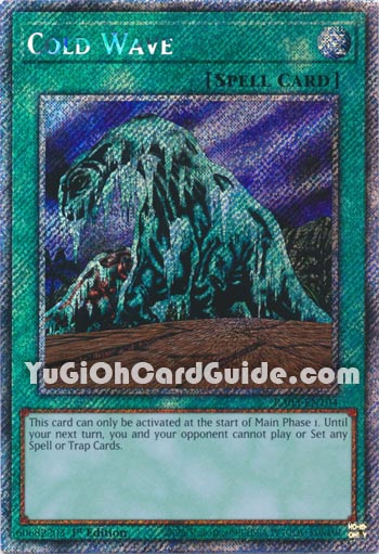 Yu-Gi-Oh Card: Cold Wave