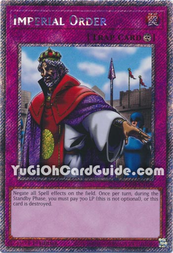 Yu-Gi-Oh Card: Imperial Order