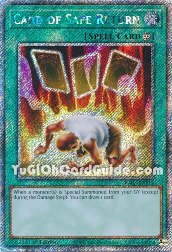 Yu-Gi-Oh Card: Card of Safe Return