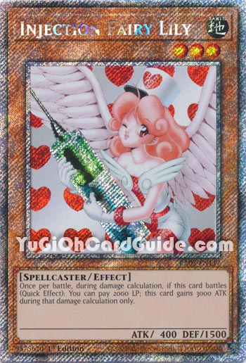 Yu-Gi-Oh Card: Injection Fairy Lily