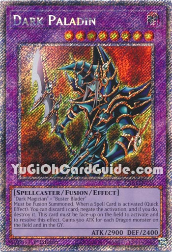 Yu-Gi-Oh Card: Dark Paladin