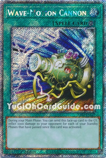 Yu-Gi-Oh Card: Wave-Motion Cannon