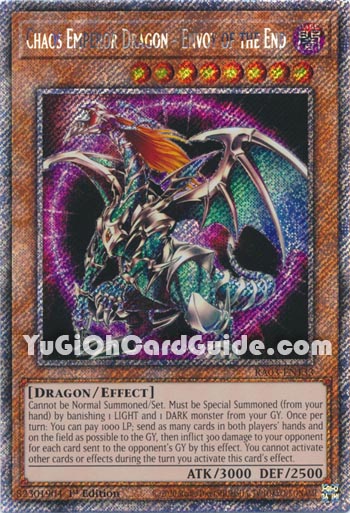 Yu-Gi-Oh Card: Chaos Emperor Dragon - Envoy of the End