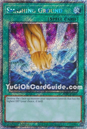 Yu-Gi-Oh Card: Smashing Ground