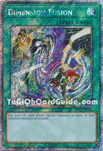 Yu-Gi-Oh Card: Dimension Fusion