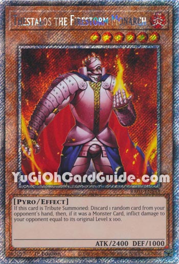 Yu-Gi-Oh Card: Thestalos the Firestorm Monarch