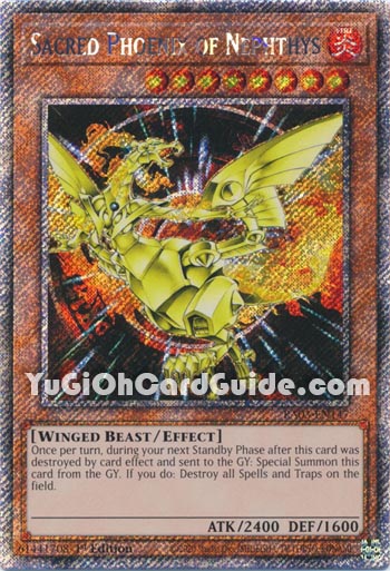 Yu-Gi-Oh Card: Sacred Phoenix of Nephthys