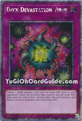 Yu-Gi-Oh Card: Deck Devastation Virus