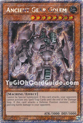 Yu-Gi-Oh Card: Ancient Gear Golem