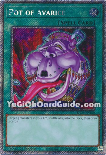 Yu-Gi-Oh Card: Pot of Avarice