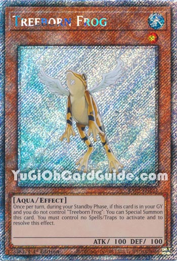 Yu-Gi-Oh Card: Treeborn Frog