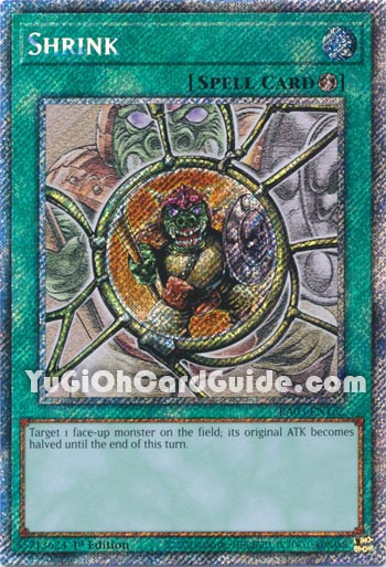 Yu-Gi-Oh Card: Shrink