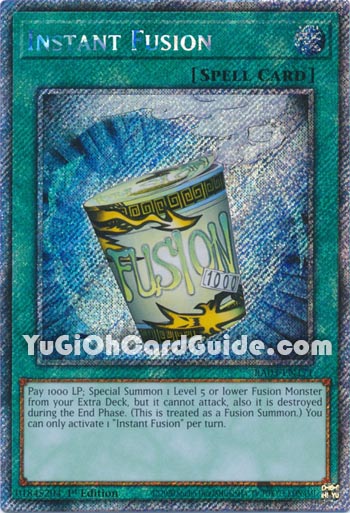 Yu-Gi-Oh Card: Instant Fusion