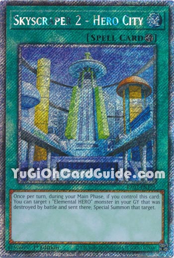 Yu-Gi-Oh Card: Skyscraper 2 - Hero City