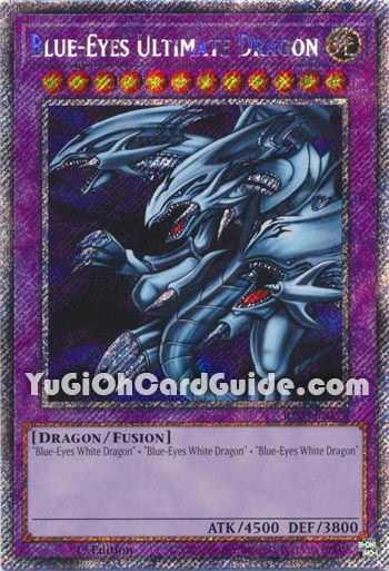 Yu-Gi-Oh Card: Blue-Eyes Ultimate Dragon