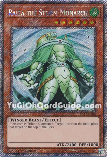 Yu-Gi-Oh Card: Raiza the Storm Monarch