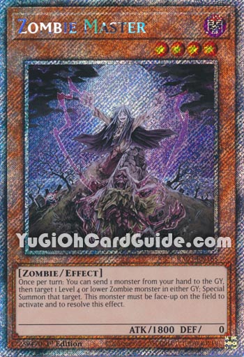 Yu-Gi-Oh Card: Zombie Master