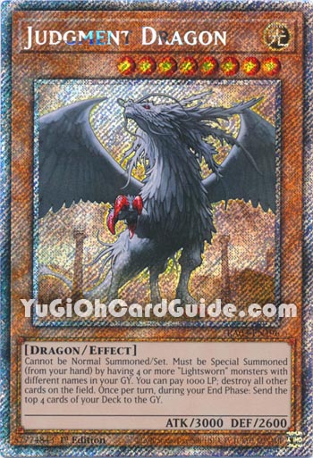 Yu-Gi-Oh Card: Judgment Dragon