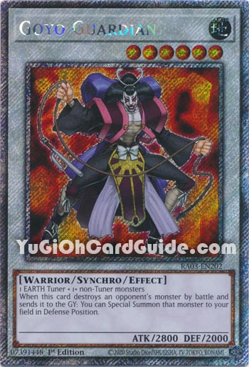 Yu-Gi-Oh Card: Goyo Guardian