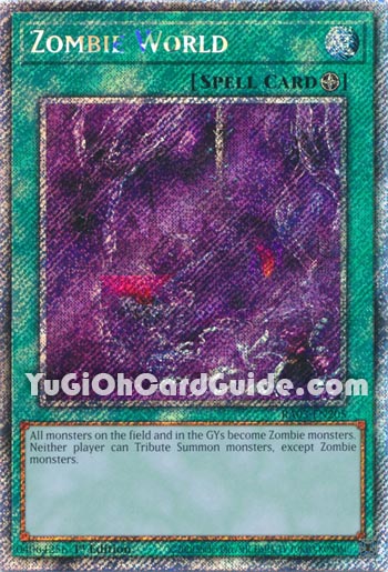 Yu-Gi-Oh Card: Zombie World