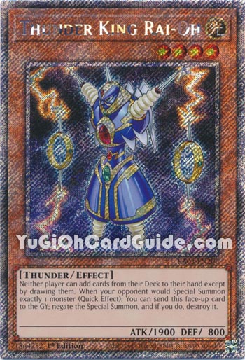 Yu-Gi-Oh Card: Thunder King Rai-Oh