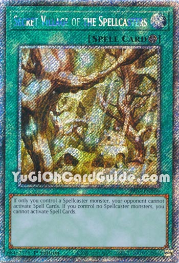 Yu-Gi-Oh Card: Secret Village of the Spellcasters