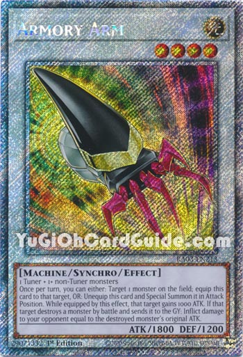 Yu-Gi-Oh Card: Armory Arm