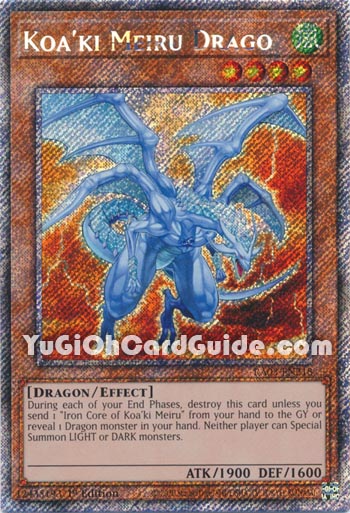 Yu-Gi-Oh Card: Koa'ki Meiru Drago