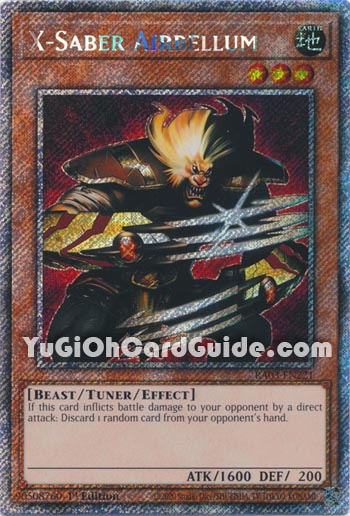 Yu-Gi-Oh Card: X-Saber Airbellum