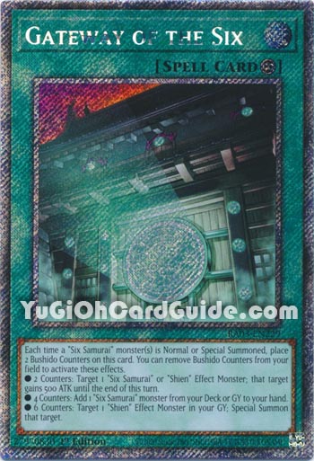 Yu-Gi-Oh Card: Gateway of the Six