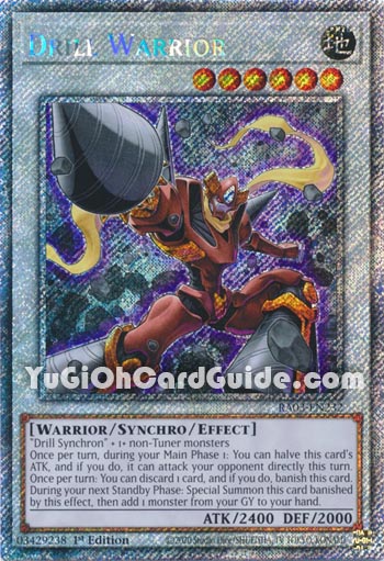 Yu-Gi-Oh Card: Drill Warrior