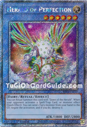 Yu-Gi-Oh Card: Herald of Perfection