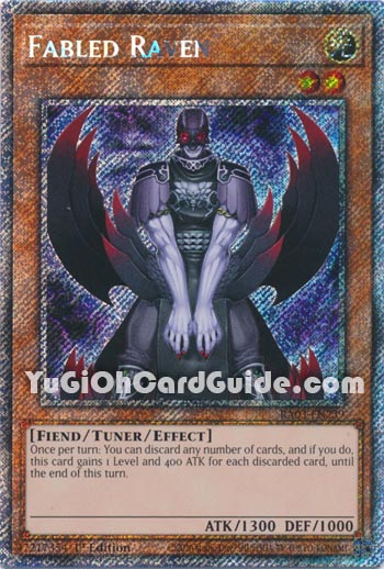 Yu-Gi-Oh Card: Fabled Raven