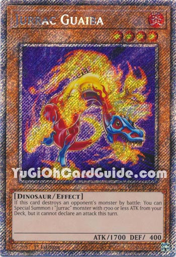 Yu-Gi-Oh Card: Jurrac Guaiba