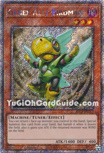 Yu-Gi-Oh Card: Genex Ally Birdman