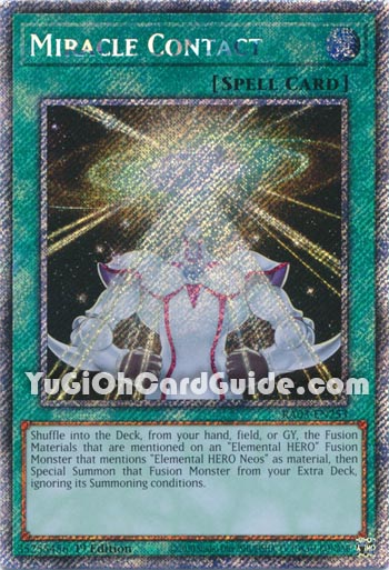 Yu-Gi-Oh Card: Miracle Contact