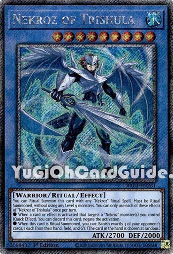 Yu-Gi-Oh Card: Nekroz of Trishula