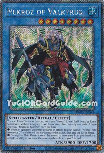 Yu-Gi-Oh Card: Nekroz of Valkyrus