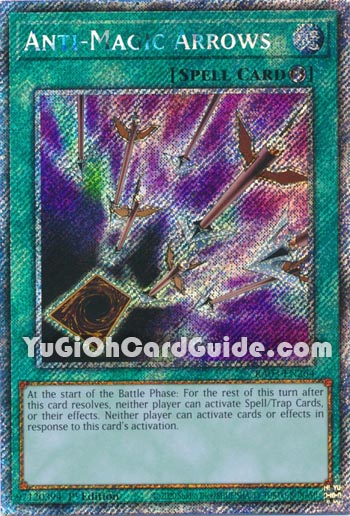 Yu-Gi-Oh Card: Anti-Magic Arrows