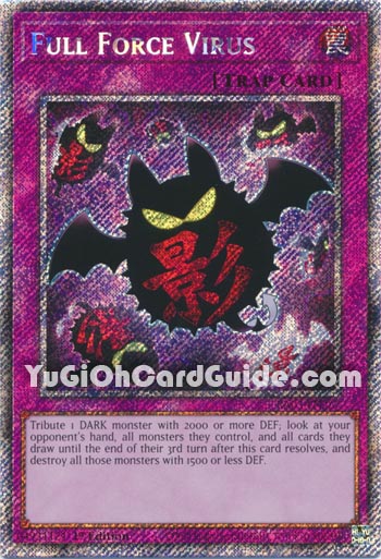 Yu-Gi-Oh Card: Full Force Virus