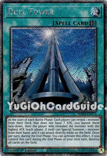 Yu-Gi-Oh Card: Duel Tower