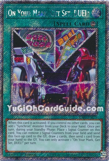 Yu-Gi-Oh Card: On Your Mark, Get Set, DUEL!