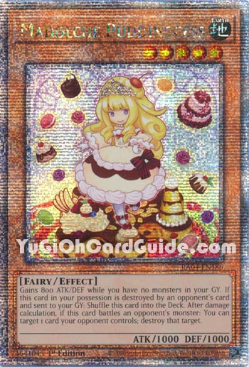 Yu-Gi-Oh Card: Madolche Puddingcess