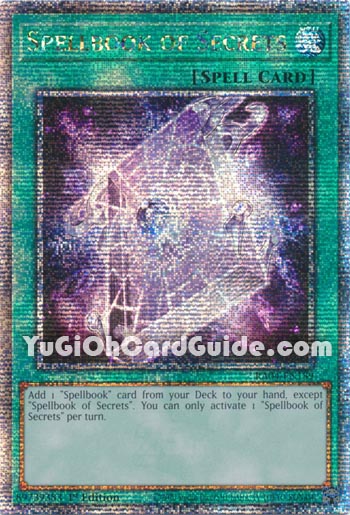 Yu-Gi-Oh Card: Spellbook of Secrets
